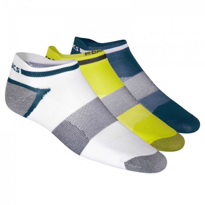 Asics Lyte Sock Blue Yellow 3 Pack
